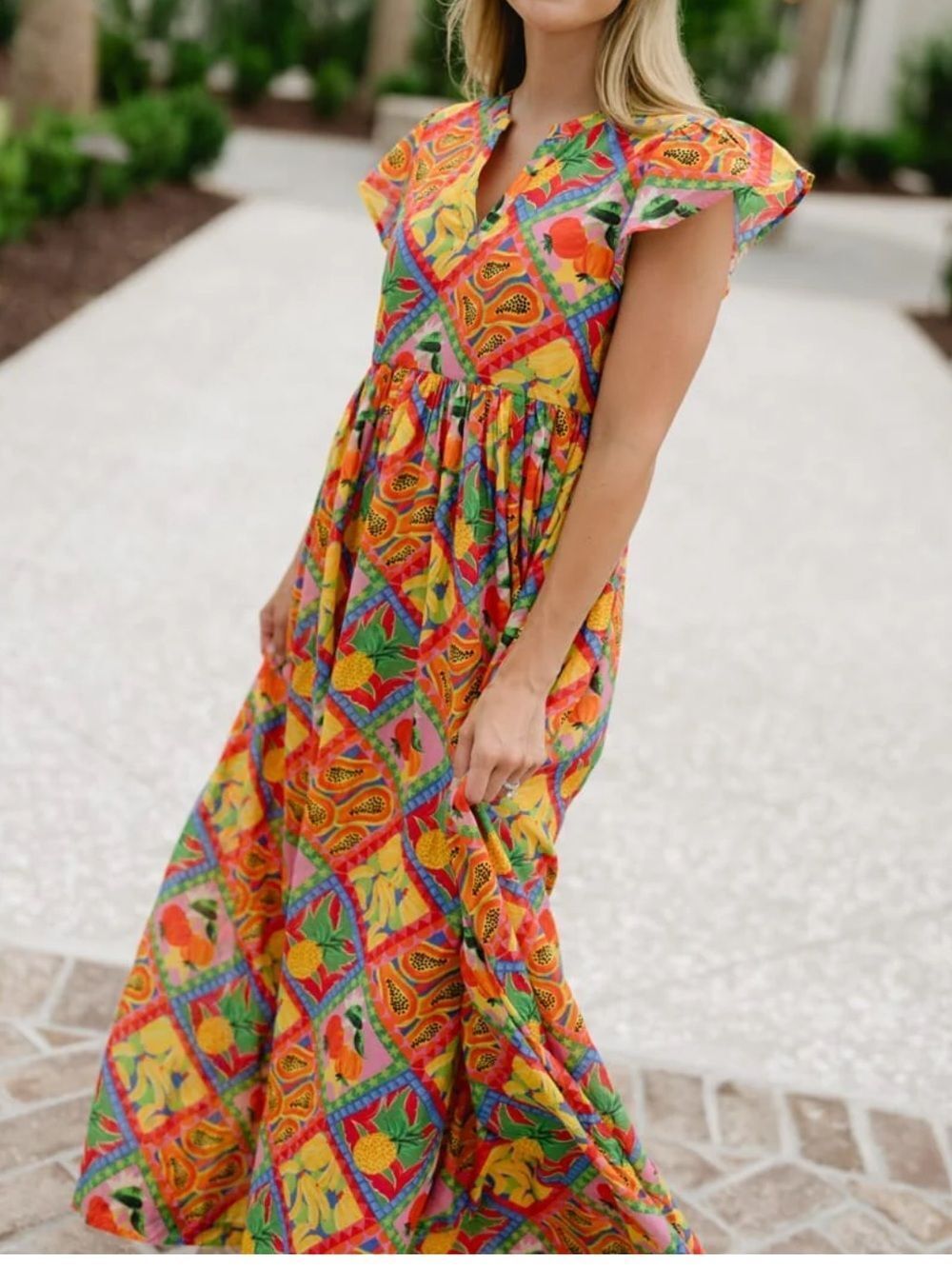 Jenny Maxi Dress- Golden Tales